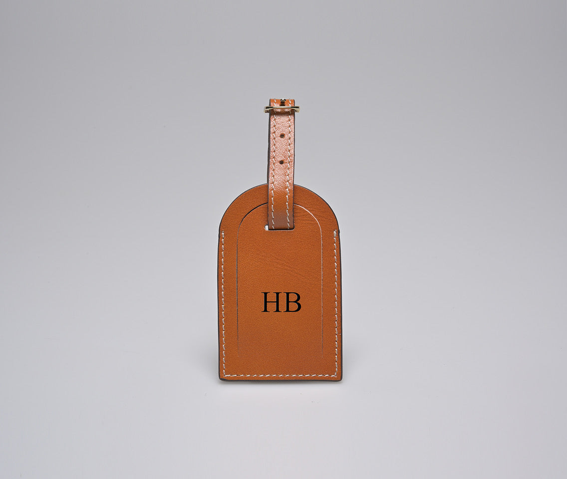 Leather Luggage Tag (Smooth Leather)