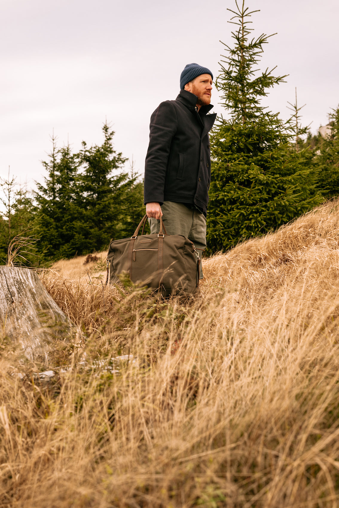 Premium Canvas Leather Travel Bag for Modern Travelers