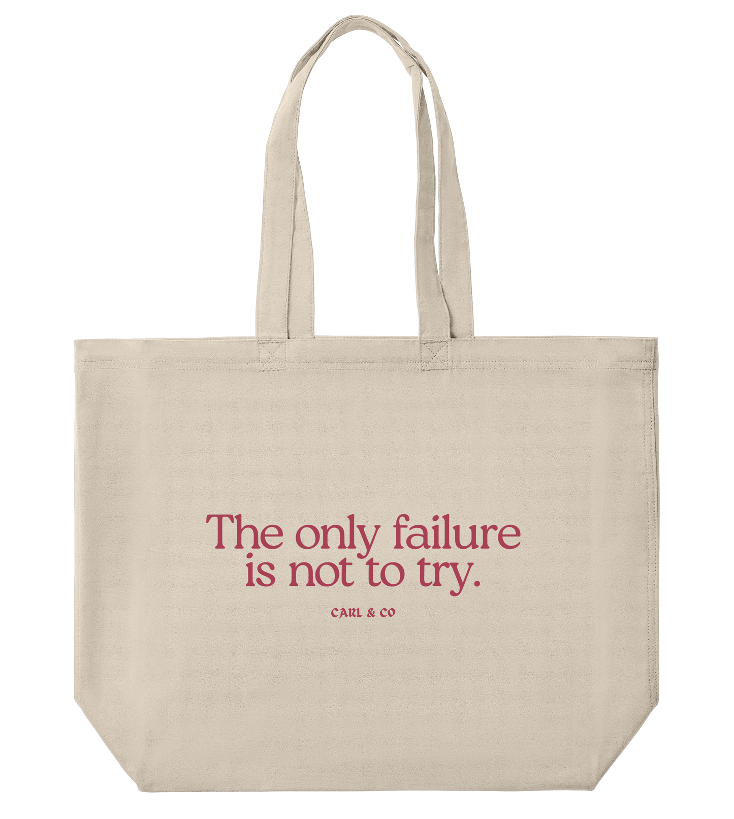 Canvas Shopper Bag "Failure"