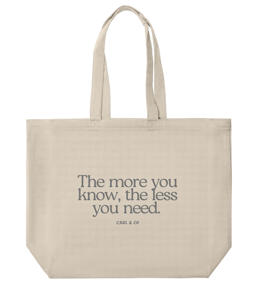 Canvas Shopper Bag "Need"