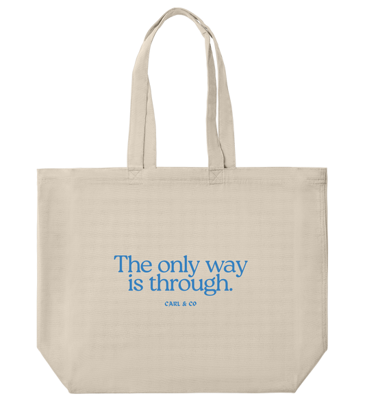 Canvas Shopper Bag "Through"