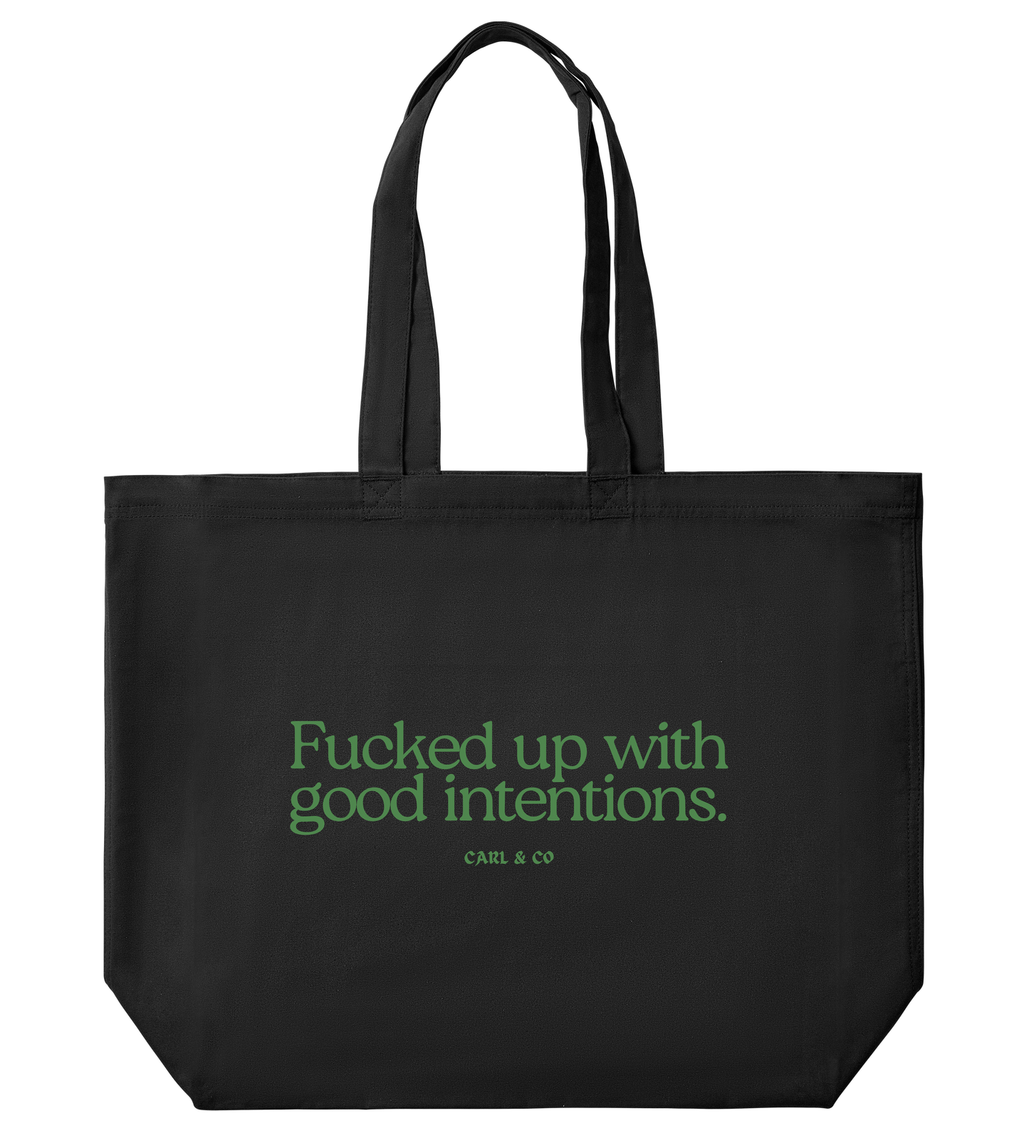Canvas Shopper Bag "Intentions"
