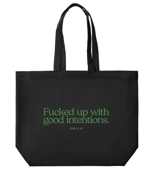 Canvas Shopper Bag "Intentions"
