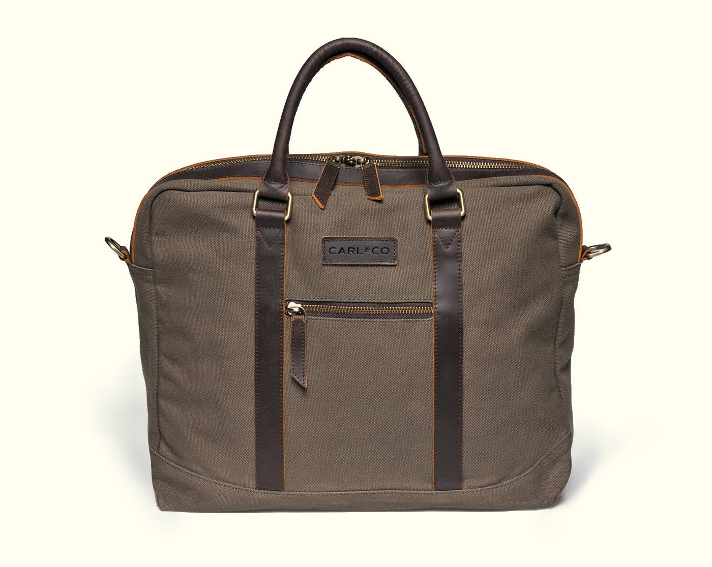 Premium Canvas Leather Laptop Bag for Modern Professionals