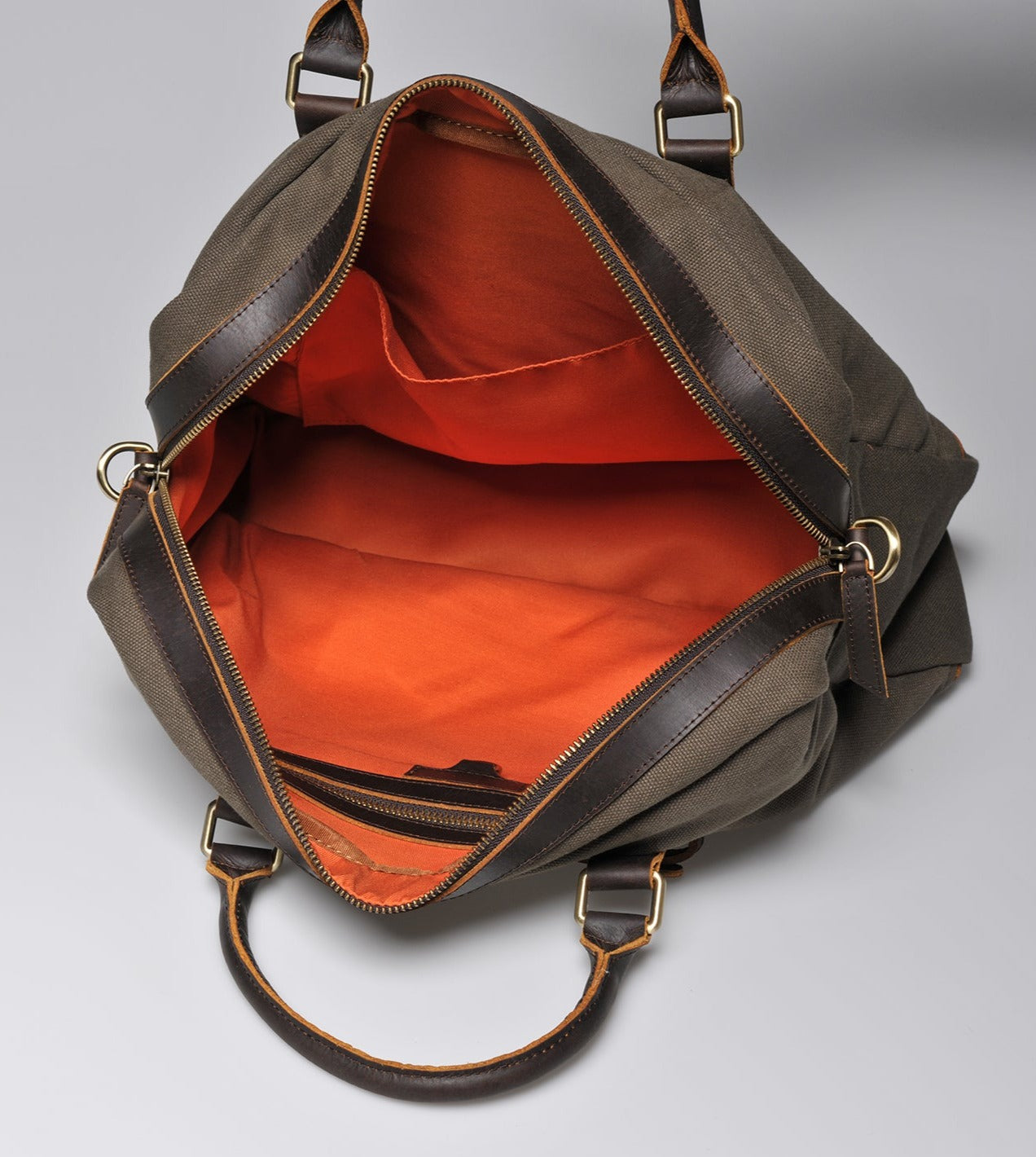 Premium Canvas Leather Laptop Bag for Modern Professionals