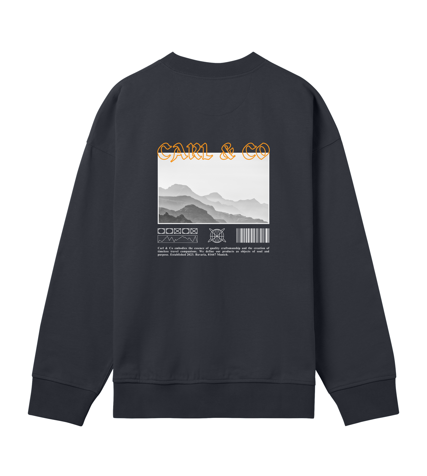 Oversize Sweatshirt "Peaks"