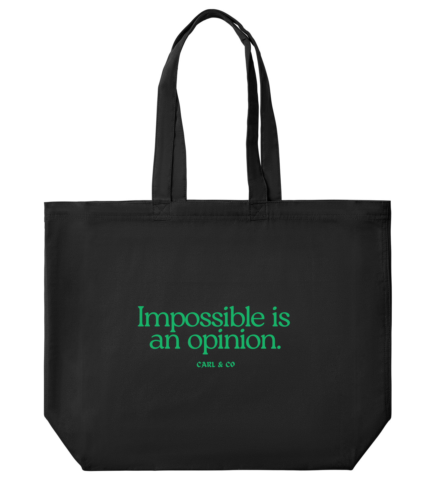 Canvas Shopper Bag "Impossible"